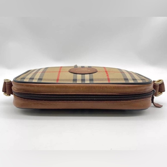 Vintage Burberrys Horseferry Nova Check Crossbody Shoulder Bag- Free Gift - Picture 7 of 15